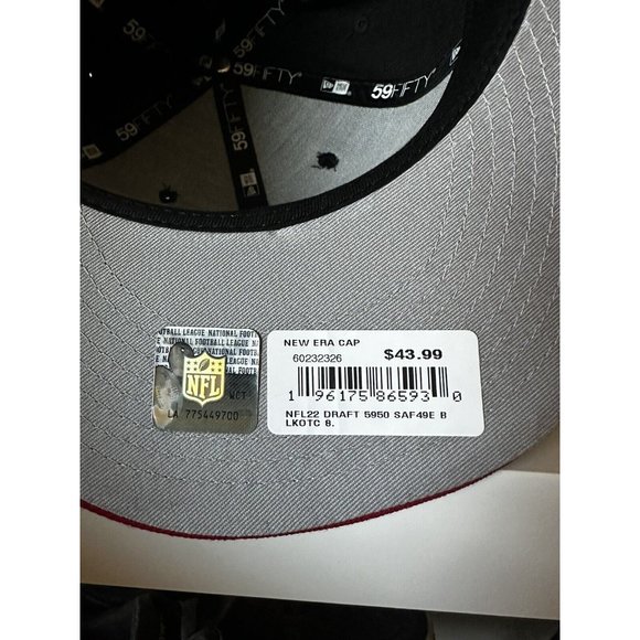 San Francisco 49ers New Era 2022 NFL Draft On-Stage 59FIFTY Size 8 Cap Fitted - Picture 7 of 7